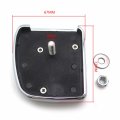 Httmt Mt216-092- Chrome Small Airflow Groove Brake Pedal Pad Compatible With H-d Fat Bob Fxdf Dyna Wide Glide Breakout Fxsb Cvo