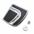 Httmt Mt216-092- Chrome Small Airflow Groove Brake Pedal Pad Compatible With H-d Fat Bob Fxdf Dyna Wide Glide Breakout Fxsb Cvo