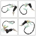 703-82510-43-00 Ignition Main Key Switch Set Replacement For 2-stroke And 4-stroke Outboard Motor Control Includes 2 Keys