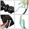 703-82510-43-00 Ignition Main Key Switch Set Replacement For 2-stroke And 4-stroke Outboard Motor Control Includes 2 Keys