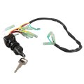 703-82510-43-00 Ignition Main Key Switch Set Replacement For 2-stroke And 4-stroke Outboard Motor Control Includes 2 Keys
