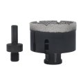 9-piece Diamond Hole Saw Kit A M14 Core Drill Bits For Glass Hard Plastic And Marble 6-68mm With Adapter