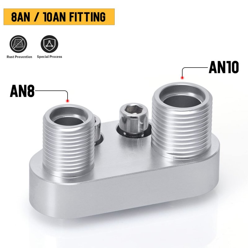 Ptnhz Bulkhead A C Lines Quick Connector Compressor Adapter Fitting Polished 6061-t6 Billet For Sd7b10 7176