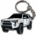 Four Wheel Beast 4runner Accessories Keychain Runner Chain Key Fob Cover 3rd 4th 5th Gen Mods Car Trd 4 White 