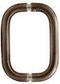 C R Laurence Bpd8bbrz Crl Brushed Bronze 8 Back-to-back Solid 3 4 Diameter Pull Handles Without Metal Washers 