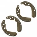Caltric 2 Front Brake Shoes Compatible With Kawasaki 41047-0001