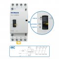 Baomain Manual Household Ac Contactor 16a 4 Pole Normally Closed 50 60hz Modular Circuit Control 35mm Din Rail Hc1-16m 04 4nc