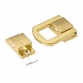 Uxcell Toggle Catch Lock 31mm Retro Decorative Golden Hasp With Screws For Suitcase Chest Trunk Latch Clasp Pack Of 4