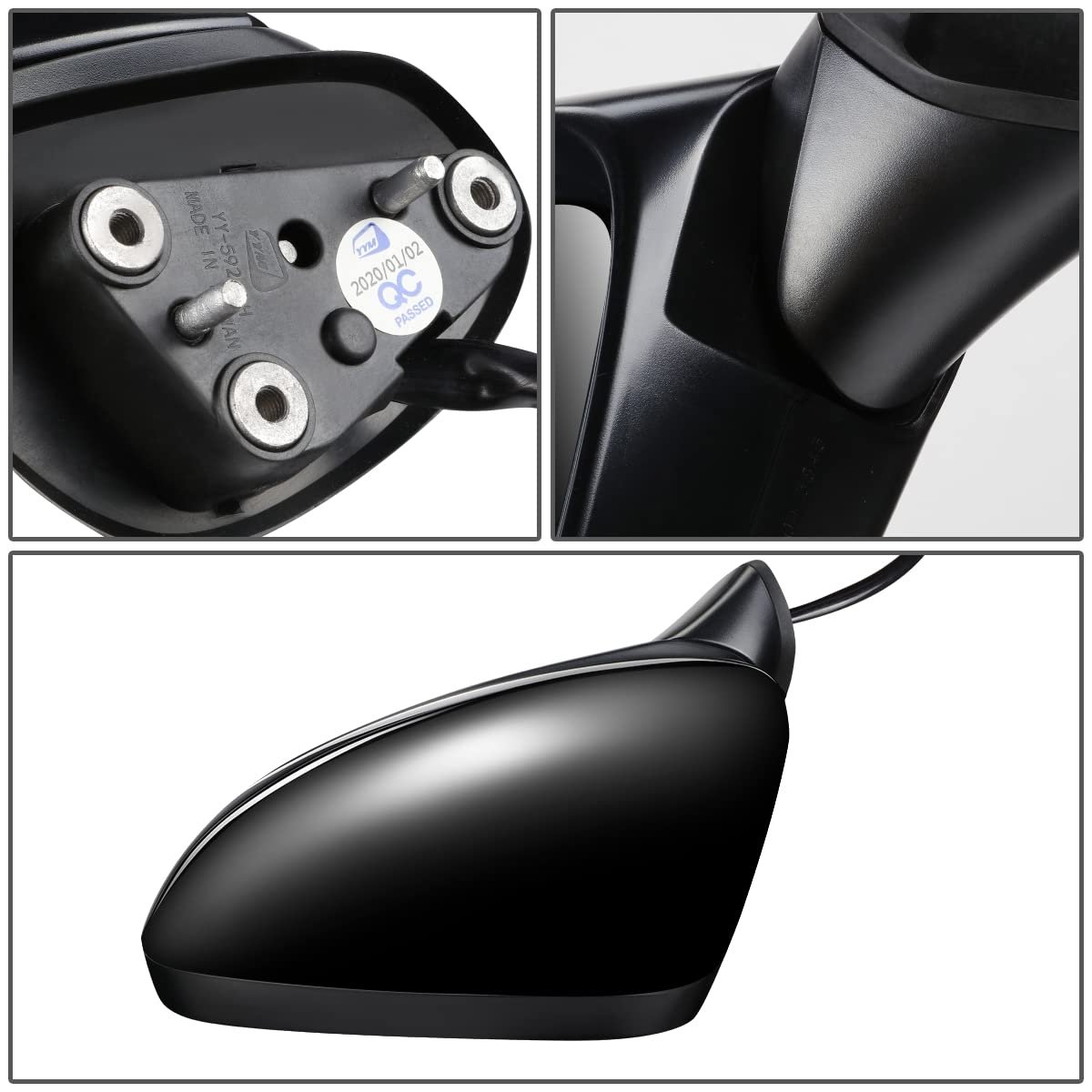 Ma1320188 Factory Style Driver Left Side Mirror Manual Folding Power Adjust Heated Glass Turn Signal Blind Spot Detection For