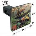 Jungle Life Leopard Cat Toucans Monkeys Tow Trailer Hitch Cover Plug Insert