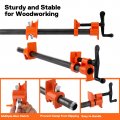 Pony 2-pack 50 Wood Gluing Pipe Clamp Fixture For 3 4 Inch Black