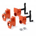 Pony 2-pack 50 Wood Gluing Pipe Clamp Fixture For 3 4 Inch Black
