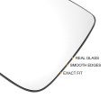 Car Rearview Left Driver Side Mirror Glass Replacement W Backing Plate Convex Heated White For Opel Vauxhall Meriva B 2010-2017