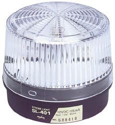 Sl-401c 12vdc Weatherproof Strobe Light Clear Led Ceiling Mount Modern Round Commercial Lights Pack Of 2