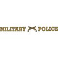Military Police Clear Window Strip 