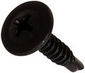 Steel Self-drilling Screw Black Phosphate Finish Modified Truss Head Phillips Drive 2 Drill Point 8-18 Thread Size 3 4 Length 