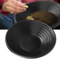 Gold Mining Pan Multifuctionning Pan Black Plastic Rushing Sifting Classifying Tool For Prospecting