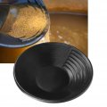 Gold Mining Pan Multifuctionning Pan Black Plastic Rushing Sifting Classifying Tool For Prospecting