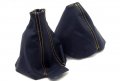 Autoguru Manual Shift Boot E-brake Set Synthetic Leather Black Yellow Stitch Made For Nissan 300zx 90-96 