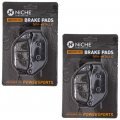 Niche Brake Pad Set For Honda Crf250l Crf250la Crf250rl Crf250rla 06435-kzz-901 Rear Semi-metallic 2 Pack