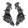 1pair Front Bumper Bracket Left Lh And Right Rh For Chevy Trailblazer 2021-2024 1 2l Gm1042181 Gm1043181 42484201 42484202