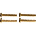 Hex Bolt Steel Grade 8 Yellow Zinc 1 4-20 By 5 In Head Drive 0 44 Tool Size 4 Piece Set Alx-pau-rb-960-515d-cl360a50 