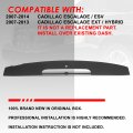 Front Upper Vent Portion Dash Board Cover Overlay Compatible With Cadillac Escalade Esv Ext 07-14 Matte Black