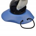 Fydun Rv Trailer Heavy Duty Wheel Dock With Rope Handle For Tongue Jack From Movement Or Sinking Into Dirt Mud Blue