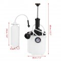 Qiilu Manual Brake Bleeder 3l Capacity Clutch Fluid Bleeding Tool With Universal Adapter