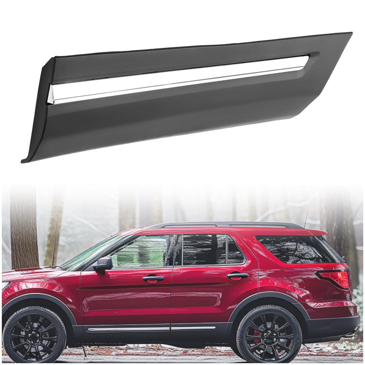 Rear Left Side Door Lower Molding Trim For 2016 2019d Explorer And Police Interceptor Utility Replacement For Fb5z7825557ba