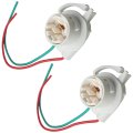 2pcs 3156 Pre Wired Wiring Harness Pigtail Socket Connector For Chevrolet Silverado And Gmc Sierra Turn Signal Drl Brake Tail 
