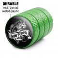 Gone Fishing Valve Stem Caps For Tire Rim Wheel Green Aluminum Schrader Type Air Covers 4 Pieces 0 55 In Tall