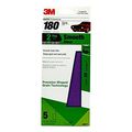 3m Performance Sandpaper 03077 3-2 3 In X 9 180 Grit 