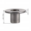 Uxcell M6x17 5x1 4mm Tee Nut Carbon Steel T-nut Mounting Hardware Fitting Fastener Through Hole Flange Insert Female Thread