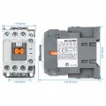 Baomain Magnetic Ac Contactor Mc-18b Mec 110vac 50 60hz 1a1b Din Rail Ul