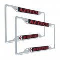 San Diego State University Metal License Plate Frame For Front Or Back Of Car Officially Licensed Mascot 2-pack 