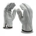 Cordova 8235m Premium Grain Cowhide Driver Gloves Unlined Shirred Elastic Back Keystone Thumb Medium 12-pack 