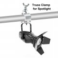 Uxcell Light Truss Clamps Aluminum Alloy Stage Lighting Pipe O Clamp For 1 5-2 05inch Od Tube Max Load 500lb Single Buckle 1pcs