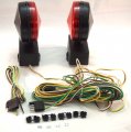 12v 24-led Magnetic Towing Trailer Light Kit