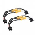 X Autohaux 2pcs H13 9008 Led Headlight Load Resistor Kit Dual 50w 8ohm Anti-flicker Relay Error Free Decoder Warning Canceller