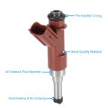 6pcs 23209-31050 Fuel Injector For Toyota Camry 2007-2011 Highlander 2008-2011 Rav4 2006-2012 Lexus Es350 2007-2012 Rx350