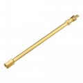 X Autohaux 1 Set 5 51 Dually Valve Stem Extenders Straight Dual Tire Extension For Car Truck Rv Pickup Motorcycle Gold Tone