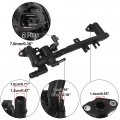 X Autohaux Heater Manifold Tube Coolant Flange Lr018273 For Land Rover Range 2010-2017 Plastic Black