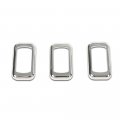 Chrome Rocker Switch Trim Bezel For Peterbilt Keworth Freightliner 3 Pcs