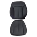Driver Side Bottom Top Replacement Seat Covers Black Perforated Leather For Subaru Outback 2010 2011 2012 2013 2014 