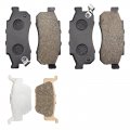 Brake Pads Front Ceramic Rear Sintered For Honda Pioneer 700 500 520 Sxs700 Sxs500 Sxs520 2014-2023 Oem 06451-hl3-a00