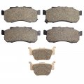 Brake Pads Front Ceramic Rear Sintered For Honda Pioneer 700 500 520 Sxs700 Sxs500 Sxs520 2014-2023 Oem 06451-hl3-a00