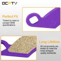 Ocpty Brake Pads Fit For Polaris Predator 500 2003 2004 2005 2006 2007 Troy Lee Edition Front And Rear Carbon Fiber