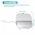 Uxcell Front Bumper Tow Hook Cover Towing Eye Cap For Mercedes-benz Gle 63 2016-2019 No A1668857222 White