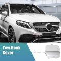 Uxcell Front Bumper Tow Hook Cover Towing Eye Cap For Mercedes-benz Gle 63 2016-2019 No A1668857222 White